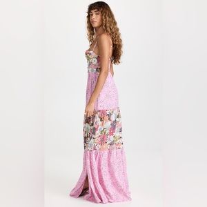 Agua Bendita Alani Java Floral Mix Dress, Size M, NWT